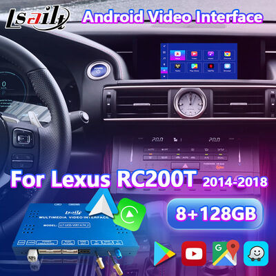 Lsailt Android Car Video Interface สําหรับ 2014-2018 เล็กซัส RC 350 RC200t RC300h RC350 RCF RC300