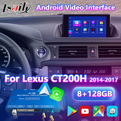 Lsailt Android Video Interface สําหรับ Lexus CT200h CT F Sport การควบคุมหนู 2014-2017