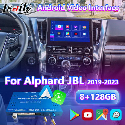 Lsailt Android Carplay Video Interface สำหรับ Toyota Alphard Vellfire JBL รุ่นไฮเอนด์ ปี 2019 - 2023