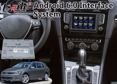 Volkswagen Video Interface สำหรับ VW Seat Leon, Android 9.0 GPS Navigation Box พร้อม 32GB ROM T7 CPU