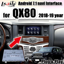 อินเทอร์เฟซวิทยุรถยนต์ Android Auto Interface สำหรับ Infinite QX80 ปี 2018-2019 พร้อม 3G RAM, ROM 32G, android auto