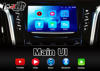 Cadillac Escalade Wireless Carplay Interface แบบมีสาย Android Auto Youtube Video Music Play