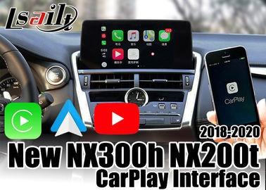 อินเทอร์เฟซ Android AUTO CarPlay แบบมีสายทั้งหมด Plug and Play สำหรับ Lexus NX200t NX300h 2018-2020