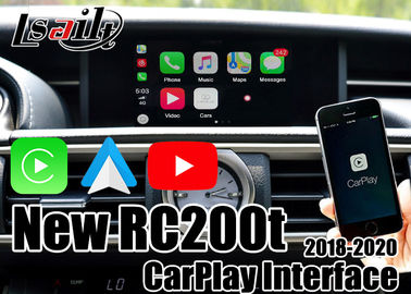 จอยสติ๊กรีโมทคอนโทรล CarPlay อินเทอร์เฟซวิดีโอสำหรับ Lexus 2018-2020 ใหม่ Rc200t Rc300h
