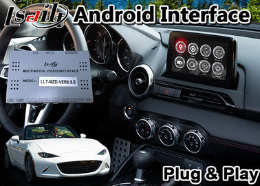 Lsailt Android Navigation Video Interface สำหรับ Mazda MX-5 CX-9 MZD Connect System พร้อม Wireless Carplay android auto