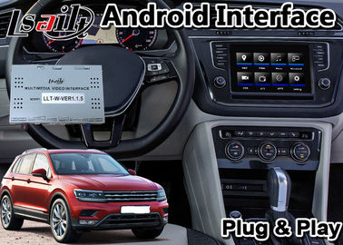 Lsailt Android 9.0 Volkswagen Video Interface สำหรับ VW tiguan รถนำทาง GPS Youtube Google