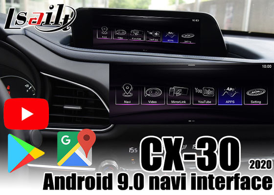 Android Car Interface สำหรับ Mazda CX-30 2020 CarPlay box รองรับ YouTube, google play โดย Lsailt