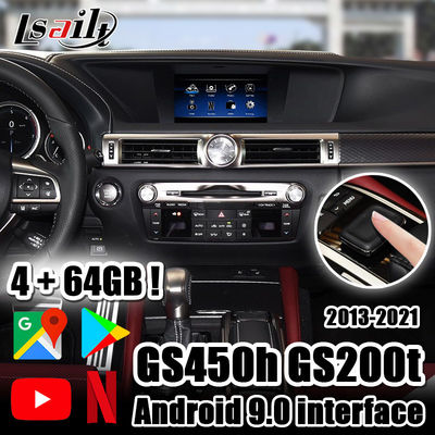 4GB Lexus GS Android Video Interface ควบคุมโดยจอยสติ๊ก รวม NetFlix, CarPlay, Android Auto สำหรับ GS450h GS200t