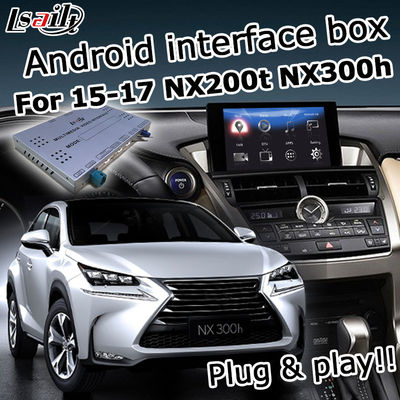 Lexus NX200t NX300h กล่องนำทาง GPS ปุ่มควบคุมทัชแพด waze youtube carplay android auto