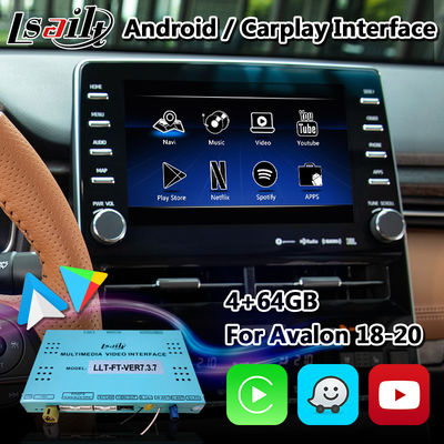Lsait 4 + 64GB Android Interface ระบบนำทาง GPS สำหรับ Toyota Avalon Camry RAV4 Panasonic