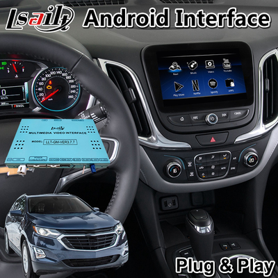 Lsailt Android Carplay อินเทอร์เฟซมัลติมีเดียสำหรับระบบ Chevrolet Equinox Traverse Tahoe Mylink