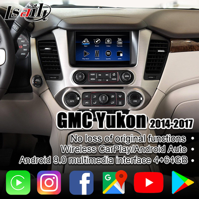 4GB Android Car Interface สำหรับ GMC Yukon พร้อม NetFlix, YouTube, CarPlay, Android Auto PX6 RK3399
