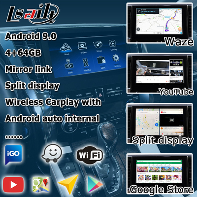 อินเทอร์เฟซมัลติมีเดีย Carplay ไร้สายอัตโนมัติของ Android สำหรับ Toyota Alphard Vellfire JBL