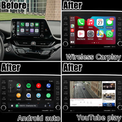 โตโยต้า C-HR CHR อินเตอร์เฟซมัลติมีเดีย Android 13 กับการเล่นรถอัตโนมัติ Android