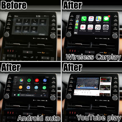 8 นิ้ว Android auto carplay อินเทอร์เฟซวิดีโออินเทอร์เฟซวิดีโอสำหรับ toyota avalon touch 3 2018- ปัจจุบัน