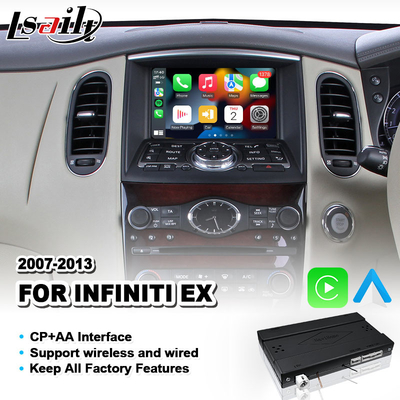 Lsailt ไร้สาย AA Carplay อินเทอร์เฟซสำหรับ Infiniti EX EX25 EX35 EX37 EX30d 2007-2013