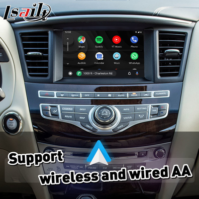 Lsailt Android Auto CP AA OEM Integration Carplay อินเตอร์เฟซสําหรับอินฟินิตี้ JX35 2011-2013