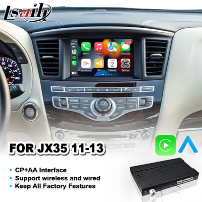 Lsailt Android Auto CP AA OEM Integration Carplay อินเตอร์เฟซสําหรับอินฟินิตี้ JX35 2011-2013