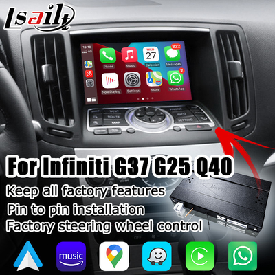ไร้สาย carplay android auto โมดูลสำหรับ Infiniti G37 G25 Q40 Q60 370GT Skyline 08IT