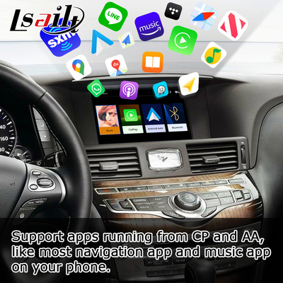 Infiniti Q70 M35 M37 Nissan Fuga คาร์เพลย์ไร้สาย android auto solution IT08 08IT