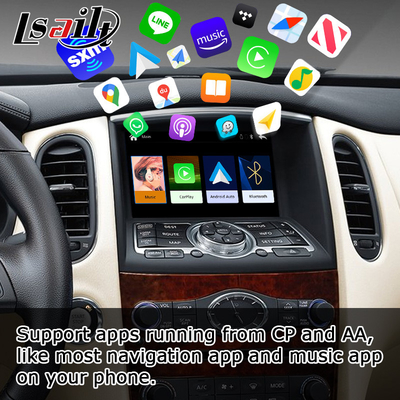 ไร้สาย android auto carplay สำหรับ Infiniti EX35 EX25 EX37 QX50 EX IT08 08IT กล่องโมดูล