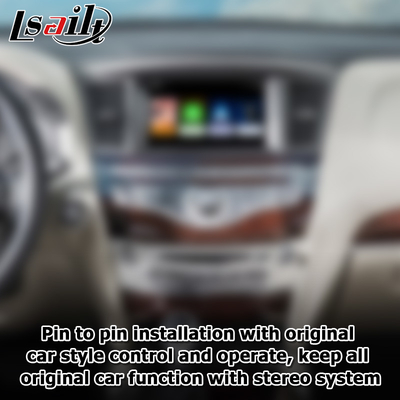 Infiniti JX35 QX60 carplay ไร้สาย android auto interface โซลูชันการอัพเกรดที่ไม่เสียหาย
