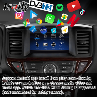 Nissan Pathfinder R52 Android หน้าจอมัลติมีเดียอัพเกรด IT06 06It ระบบ carplay