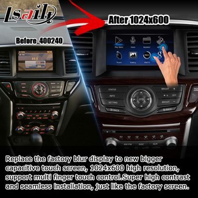 Nissan Pathfinder R52 Android หน้าจอมัลติมีเดียอัพเกรด IT06 06It ระบบ carplay