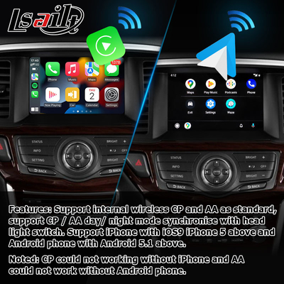 Nissan Pathfinder R52 Android หน้าจอมัลติมีเดียอัพเกรด IT06 06It ระบบ carplay