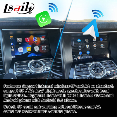 INFINITI QX70 FX35 FX37 HD อัพเกรดจอไร้สาย carplay android auto IT06