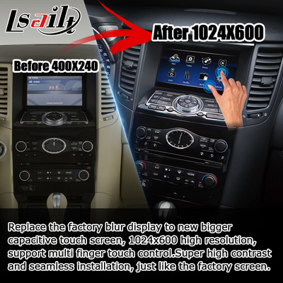 INFINITI QX70 FX35 FX37 HD อัพเกรดจอไร้สาย carplay android auto IT06