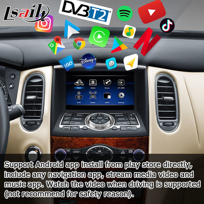 Infiniti QX50 EX EX35 EX25 EX37 Nissan skyline crossover Android หน้าจอ HD carplay android auto upgradew