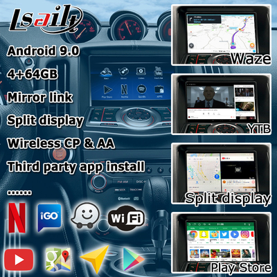 Nissan 370z จอ HD ไม่ทำลาย Youtube ไร้สาย คาร์เพลย์ android อัพเกรดอัตโนมัติ