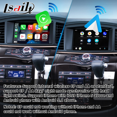 Nissan Elgrand E52 HD muti finger touch หน้าจอ HD อัพเกรด carplay ไร้สาย android auto