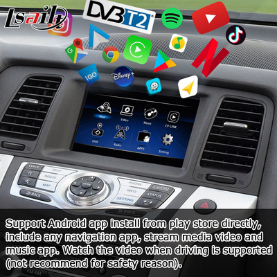 Nissan Murano Z51 อัพเกรดหน้าจอ Android HD Android auto carplay Youtube waze เล่น Netflix
