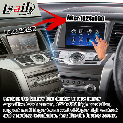 Nissan Murano Z51 อัพเกรดหน้าจอ Android HD Android auto carplay Youtube waze เล่น Netflix