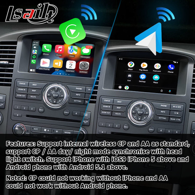 อัพเกรดหน้าจอสัมผัส HD หลายนิ้วสำหรับ Nissan Pathfinder R51 carplay android auto