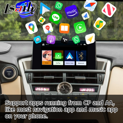 Lexus NX ไร้สาย carplay android auto screen mirroring อินเทอร์เฟซการฉายภาพ NX300g NX200t