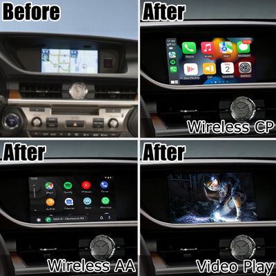 Lexus ES ES350 ES250 ES300h ไร้สาย carplay android auto screen mirroring กล่องโมดูล Lsailt