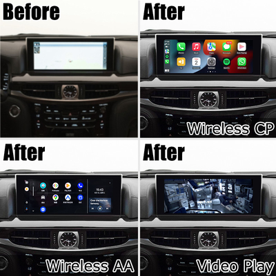 Lexus LX570 LX450d carplay ไร้สาย android auto อินเทอร์เฟซมัลติมีเดียหน้าจอมิเรอร์ Lsailt