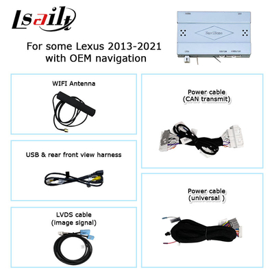 Lexus IS350 IS200t IS300 IS300h ไร้สาย caprlay android auto box การสะท้อนหน้าจอ