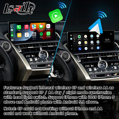 Lexus NX300 NX300h 2018 2021 กล่องอินเตอร์เฟสอัตโนมัติ android carplay ไร้สาย