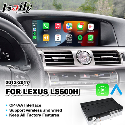 อินเตอร์เฟส Carplay ไร้สายสำหรับ Lexus LS600H LS460 LS460L AWD F Sport LS 2012-2017