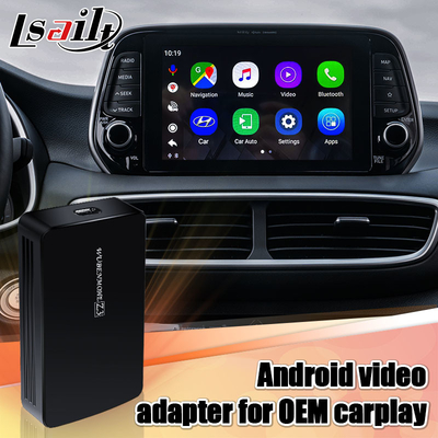 Car Video Interface Android 9.0 AI Box USB HDMI สำหรับรถยนต์ Hyundai Kia ที่มี carplay