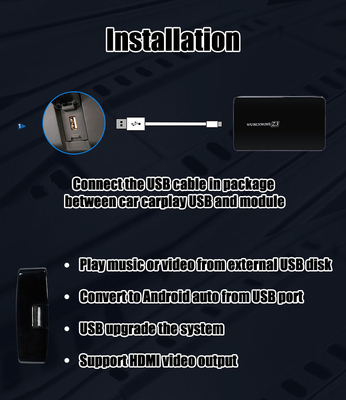 Plug and play Android Interface AI Box HDMI สำหรับโฟล์คสวาเกน