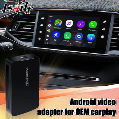 Peugeot Citroen ระบบนำทาง GPS กล่อง AI กล่องนำทางวิดีโออินเทอร์เฟซ