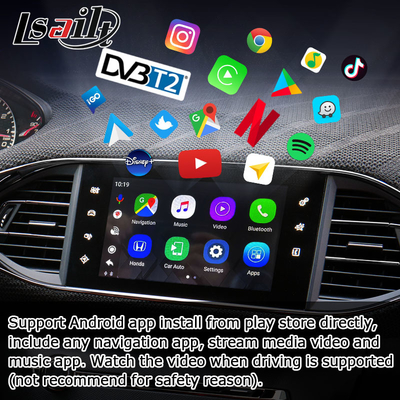 Peugeot Citroen ระบบนำทาง GPS กล่อง AI กล่องนำทางวิดีโออินเทอร์เฟซ