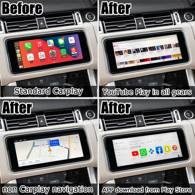 Land Rover Range Rover รถยนต์ android มัลติมีเดีย กล่อง AI Youtube waze เล่น Netflix