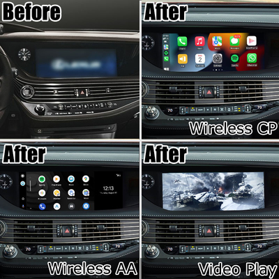 Lexus LS500 LS500h LS350 ไร้สาย carplay android auto screen mirroring interface