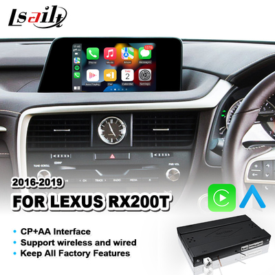 Car Integration Carplay Interface สําหรับ Lexus RX200T RX350 RX300 RX การควบคุมหนู 2016-2019